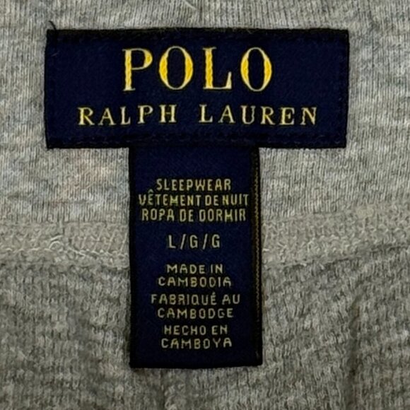 Polo Ralph Lauren Icons All Over Waffle Knit Lounge Sleepwear Pants Size Large - Picture 3 of 7